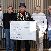 Spendenscheck Übergabe „Der Ruaß von Freilassing“